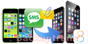 Transfer SMS & MMS & iMessage to iPhone 6/iPhone 6 Plus from iPhone 5S/5C/5/4S/4