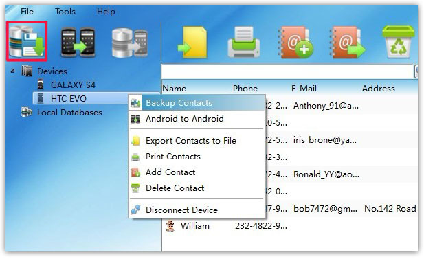 Android backup pc programm