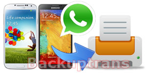 Print WhatsApp Messages from Android on Computer