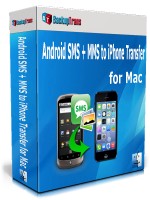 Android SMS + MMS to iPhone Transfer for Mac