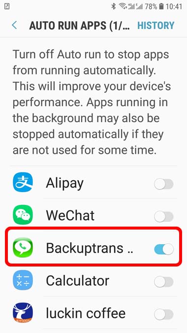 How to allow App running in background in Android?