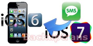 Restore SMS from iOS 7 Backup to iOS 6 iPhone with ease