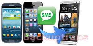 Transfer Android/iPhone SMS and MMS to HTC One
