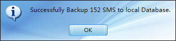 backup Android SMS to computer successfully