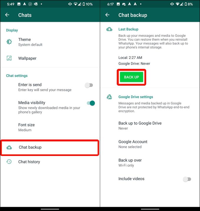 Whatsapp backup auslesen crypt7