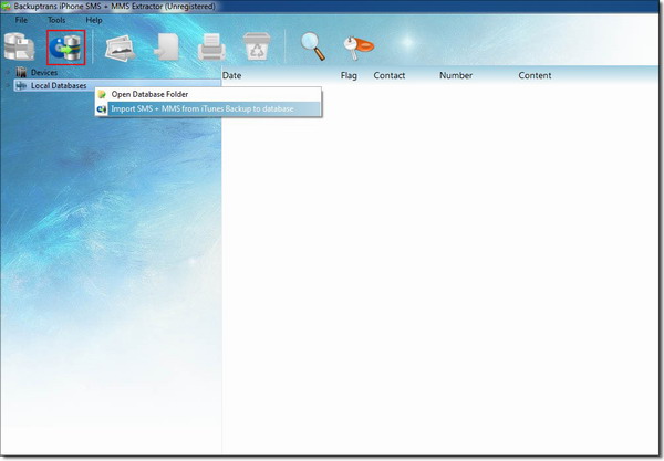 extract iPhone SMS/MMS from iTunes Backup on PC