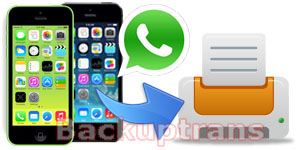 Print iPhone WhatsApp Conversation Messages on Computer