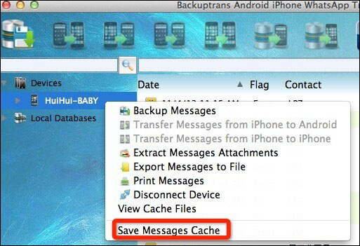 save message cache