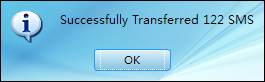 transfer SMS to Android from computer successfully