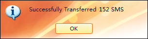 transfer SMS to iPhone from computer successfully